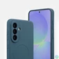 Kép 3/4 - Samsung A57 mágneses szilikon tok, Kék
