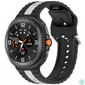 Kép 1/4 - Samsung Galaxy Watch 8/Classic óraszíj szürke csíkokkal,22mm