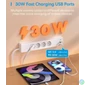 Kép 2/4 - Meross hosszabító 4xAC, 2xUsb-A, 2xUsb-C, Max.16A Matter