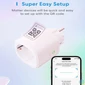 Kép 4/4 - Okos konnektor Meross Smart Wi-fi Plug Mini with Energy Monitor