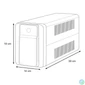 Kép 3/3 - APC Back-UPS BX1600MI-GR szünetmentes tápegység (4x Schuko), 1600VA, 900W 230V, AVR, Line-Interaktív UPS