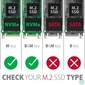 Kép 8/8 - AXAGON EEM2-GTR THIN RIB SUPERSPEED+ USB-C - NVME M.2 külső ház, fekete