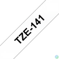Kép 1/4 - BROTHER szalag TZe-141, Átlátszó alapon Fekete, Laminált, 18mm  0.7", 8 méter