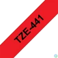 Kép 1/4 - BROTHER szalag TZe-441, Piros alapon Fekete, Laminált, 18mm  0.7", 8 méter