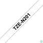 Kép 1/4 - BROTHER szalag TZe-N201, Fehér alapon Fekete, Nem laminált, 3.5mm  0.13", 8 méter