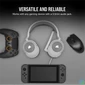 Kép 7/7 - CORSAIR Vezetékes Headset, HS55 Gaming, Ultrakönnyű, Jack dugós, fehér