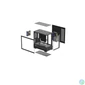 Kép 3/3 - DEEPCOOL Ház Micro ATX CG380 3F, Tápegység nélkül, Fekete, Üvegfalú
