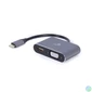 Kép 2/2 - GEMBIRD adapter, USB-C - 1db HDMI 1.4 1db VGA M/F, 0,15m szürke