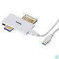 Kép 1/3 - HAMA 181017, USB 3.0 SUPERSPEED "SLIM" MULTI KÁRTYAOLVASÓ, FEHÉR