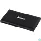 Kép 2/3 - HAMA 181018, USB 3.0 SUPERSPEED "SLIM" MULTI KÁRTYAOLVASÓ, FEKETE