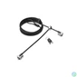 Kép 1/5 - KENSINGTON Biztonsági zár, kulcsos, 2 eszköznek (MicroSaver® 2.0 Keyed Twin Laptop Lock)