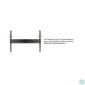 Kép 9/10 - MULTIBRACKETS Fix fali konzol, M Universal Fixed Wallmount SD MAX 800x600 (60-110", 125kg)