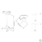 Kép 10/13 - MULTIBRACKETS Mennyezeti konzol, M Universal Projector Ceiling mount 600-1000 with Fine tune
