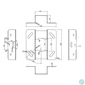 Kép 3/5 - MULTIBRACKETS Mennyezeti konzol, M Universal Projector Ceiling Mount 900-1600 with Finetune
