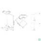 Kép 5/5 - MULTIBRACKETS Mennyezeti konzol, M Universal Projector Ceiling Mount 900-1600 with Finetune