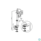 Kép 20/22 - MULTIBRACKETS Asztali konzol, M Deskmount Basic Single (15-27", max.VESA: 100x100 mm, 10 kg)