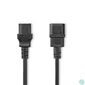 Kép 2/3 - Nedis CEGL10500BK30 tápkábel IEC-320-C14 - IEC-320-C13, 3 x 1mm, hossz 3m