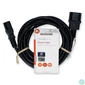 Kép 3/3 - Nedis CEGL10500BK30 tápkábel IEC-320-C14 - IEC-320-C13, 3 x 1mm, hossz 3m