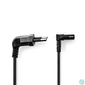 Kép 1/3 - Nedis CEGL11075BK30 tápkábel IEC-320-C1, 90°-os szögben hajlított, 3m