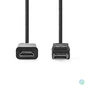 Kép 2/3 - Nedis CCGL37100BK20 Displayport dugó - HDMI dugó kábel 1080p, 2m