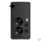 Kép 2/2 - NJOY Szünetmentes 600VA - Keen 600 USB (2 Schuko, line-interaktív, fekete)