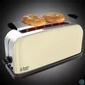 Kép 3/4 - RUSSELL HOBBS 21395-56/RH Colours Plus+ krém hosszúszeletes 2-szeletes kenyérpirító, 1 betöltőnyílás