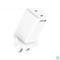 Kép 3/3 - SANDBERG Hálózati töltő, AC Charger Dual USB-C PD 65W UK