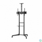 Kép 1/4 - SBOX FS-401 Gurulós konzol, konferencia állvány, 32"-55", 600x400, max 50 kg