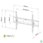 Kép 4/6 - TECHLY ICA-PLB 131L dönthető fali konzol 40-65" LCD kijelzőhöz, fekete