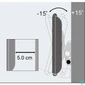 Kép 5/6 - TECHLY ICA-PLB 131L dönthető fali konzol 40-65" LCD kijelzőhöz, fekete