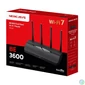 Kép 3/3 - MERCUSYS Wireless Router Dual Band BE3600 1xWAN(2.5Gbps) +1xLAN(2.5Gbps) + 2xLAN(1Gbps), MR27BE