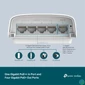 Kép 5/5 - TP-LINK Switch 5x1000Mbps(1xPOE++/4xPOE+) Kültéri Műanyagházas (Omada), SG2005P-PD