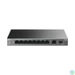 Kép 1/2 - TP-LINK Switch 10x1000Mbps (8xPOE+) Fémházas Asztali, LS1210GP
