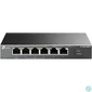 Kép 1/3 - TP-LINK Switch 6x1000Mbps(3xPOE+ + 1xPOE++) Fémházas Asztali, TL-SG1006PP