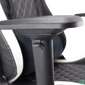 Kép 4/5 - WHITE SHARK NITRO-GT gamer szék fekete/fehér
