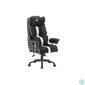 Kép 1/4 - WHITE SHARK LE MANS-B/W fekete/fehér gamer szék
