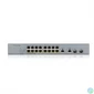 Kép 2/4 - ZYXEL Switch 16x1000Mbps (16xPOE) + 2xGigabit kombó SFP Menedzselhető Rackes, GS1350-18HP-EU0101F
