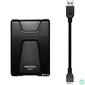 Kép 3/3 - A-Data 1TB 2,5" USB3.1 HD650  Black külső HDD