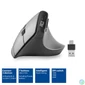 Kép 2/9 - ACT A5515 Ergonomic Wireless Bluetooth Mouse Black egér