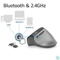 Kép 4/9 - ACT A5515 Ergonomic Wireless Bluetooth Mouse Black egér