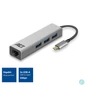 Kép 2/9 - ACT AC7055 USB-C Hub 3 port with Gigabyte Ethernet Grey hálókártya
