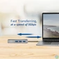 Kép 3/9 - ACT AC7055 USB-C Hub 3 port with Gigabyte Ethernet Grey hálókártya
