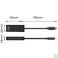 Kép 5/6 - ACT AC7335 USB-C Gigabit Networking Adapter hálókártya