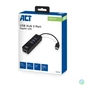 Kép 2/3 - ACT AC6310 USB Hub 3.2 with 3 USB-A ports and ethernet hálókártya