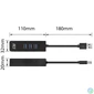 Kép 3/3 - ACT AC6310 USB Hub 3.2 with 3 USB-A ports and ethernet hálókártya