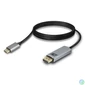 Kép 1/4 - ACT AC7035 USB-C to Displayport 4K Connection Cable 1,8m Black kábel