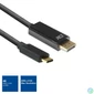 Kép 2/4 - ACT AC7325 USB-C to DisplayPort adapter cable 2m Black kábel