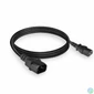 Kép 2/4 - ACT AC3315 Powercord C13 - C14 1,8m Black kábel