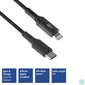 Kép 2/4 - ACT AC3095 USB2.0 charging/data cable C male - Lightning male 1m Black kábel