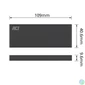 Kép 5/6 - ACT AC1600 USB3.2 M.2 SATA SSD Enclosure Aluminium Design Black mobilrack / beépítő keret